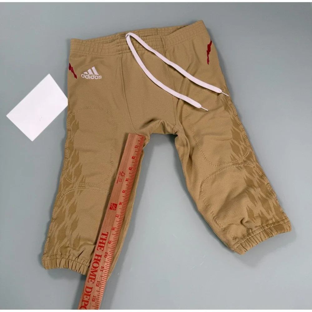 Adidas TechFit Primeknit FootBall Pants Men's L Sand Color w/Accents Sports 2016